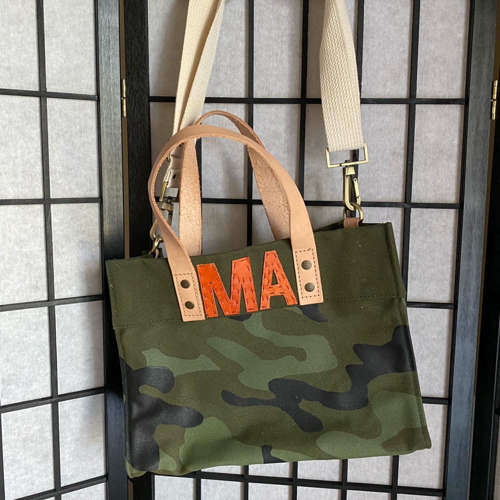 Camo canvas purse